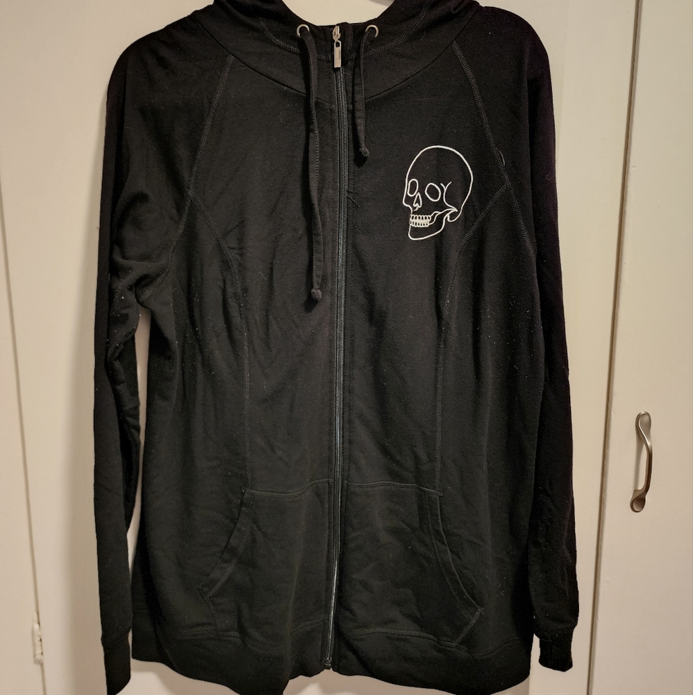 Torrid Black Hoodie w/ skull design